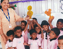 Impulsamos la educación preescolar y fortalecemos la salud infantil en Bombay