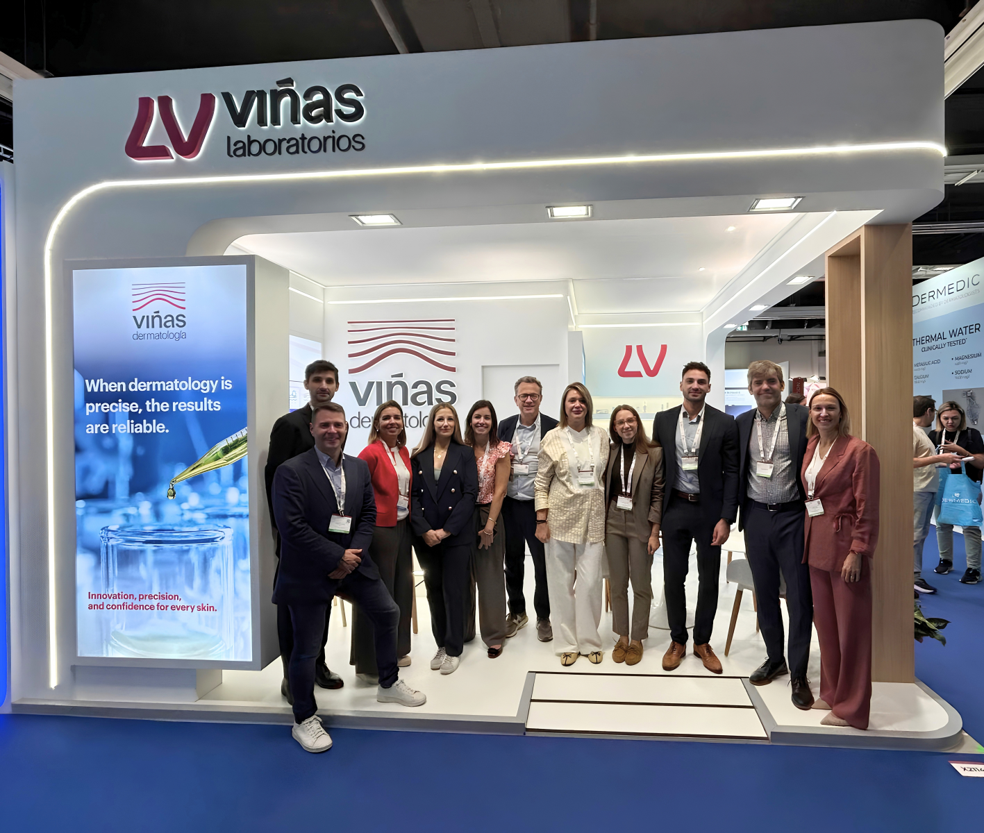 Laboratorios Viñas asiste al 35º Congreso Europeo de Dermatología y Venereología